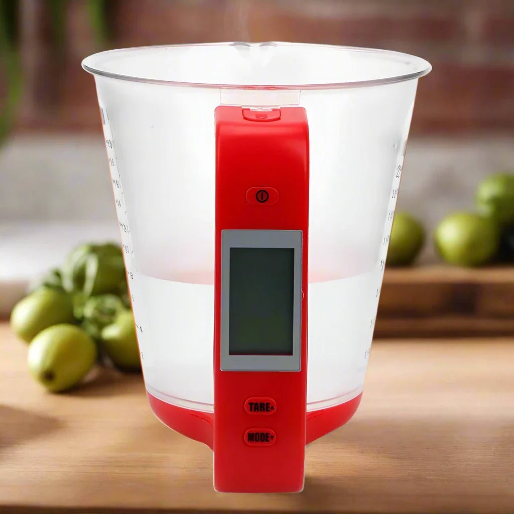 Balance de Cuisine - ElectronicCups™ - Rouge - LE COIN CUISINE