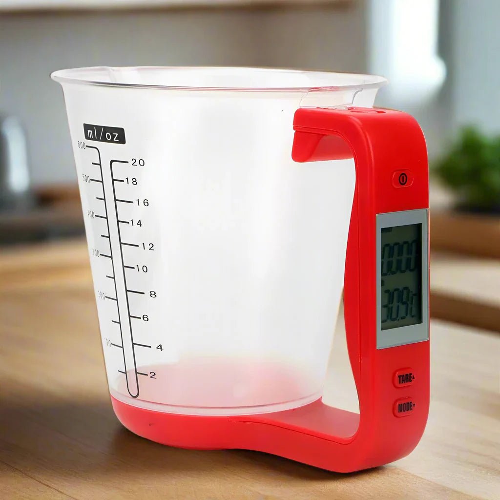 Balance de Cuisine - ElectronicCups™ - Rouge - LE COIN CUISINE