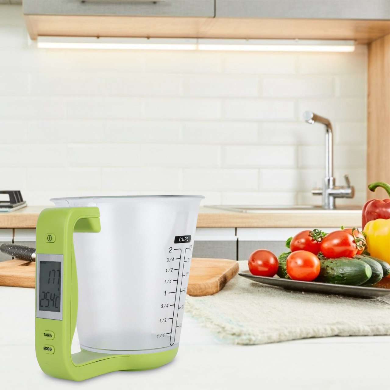 Balance de Cuisine - ElectronicCups™ - Vert - LE COIN CUISINE