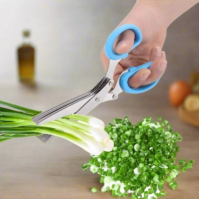 Ciseaux de Cuisine - MultiLayersScissor™ - Bleu - LE COIN CUISINE