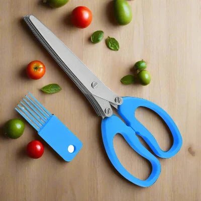 Ciseaux de Cuisine - MultiLayersScissor™ - Bleu - LE COIN CUISINE