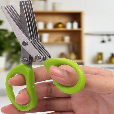 Ciseaux de Cuisine - MultiLayersScissor™ - Vert - LE COIN CUISINE